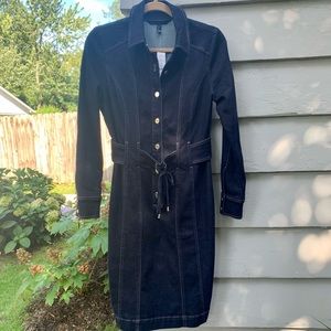 White House Black Market Denim Dress size 6